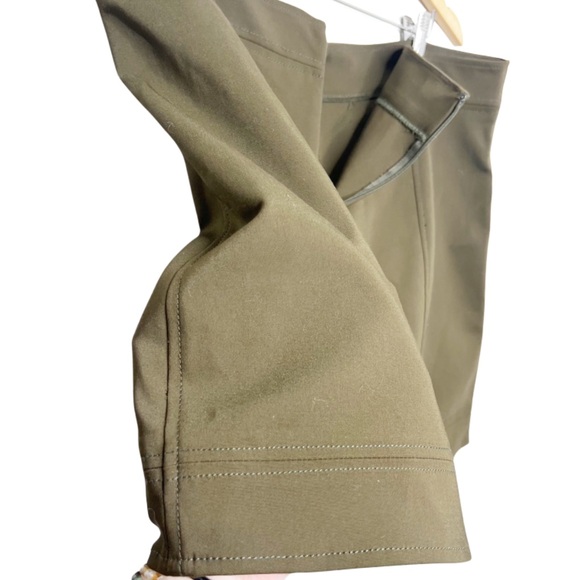 New with Tag Express Olive Green Hip Pocket Formal Business Casual Mini Skirt - Picture 3 of 16